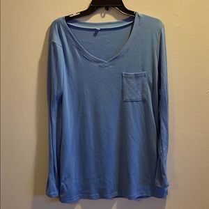 Light blue long sleeve shirt